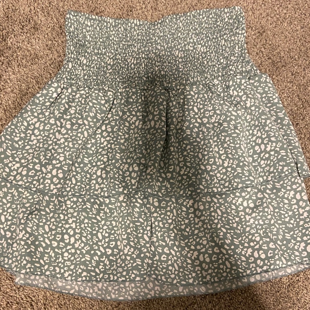 Cheetah print skirt